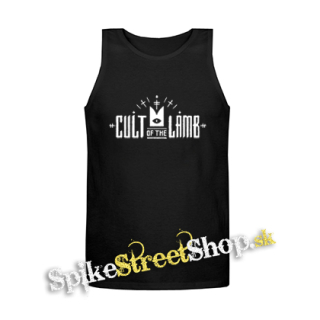 CULT OF THE LAMB - Logo - Mens Vest Tank Top - čierne tielko
