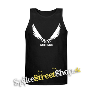 DEAN GUITARS - Mens Vest Tank Top - čierne tielko