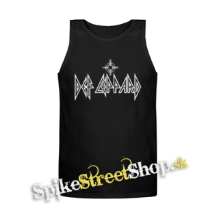 DEF LEPPARD - Logo 3 - Mens Vest Tank Top - čierne tielko
