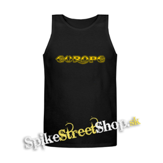 EUROPE - Logo - Mens Vest Tank Top - čierne tielko