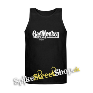 GAS MONKEY GARAGE - Logo - Mens Vest Tank Top - čierne tielko