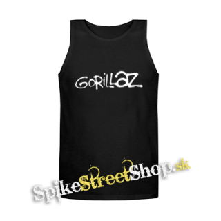 GORILLAZ - Logo - Mens Vest Tank Top - čierne tielko