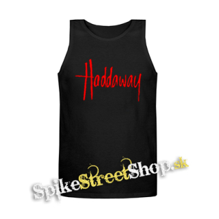 HADDAWAY - Logo - Mens Vest Tank Top - čierne tielko