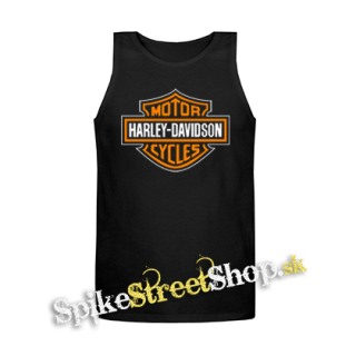 HARLEY-DAVIDSON MOTORCYCLES - Mens Vest Tank Top - čierne tielko