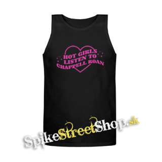 CHAPPELL ROAN - Hot Girls Listen To Chappell Roan - Mens Vest Tank Top - čierne tielko