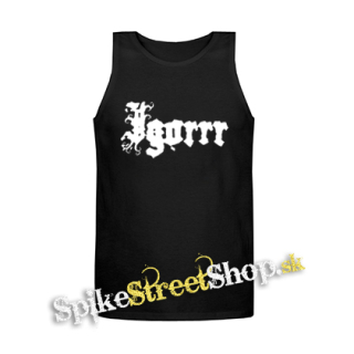 IGORRR - Logo - Mens Vest Tank Top - čierne tielko