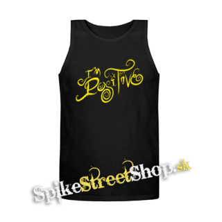 I'M POSITIVE - Mens Vest Tank Top - čierne tielko