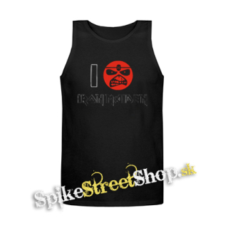 IRON MAIDEN - I Love Iron Maiden - Mens Vest Tank Top - čierne tielko