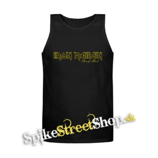 IRON MAIDEN - Piece Of Mind Logo - Mens Vest Tank Top - čierne tielko