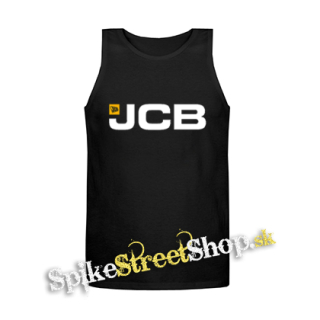 JCB - Logo - Mens Vest Tank Top - čierne tielko