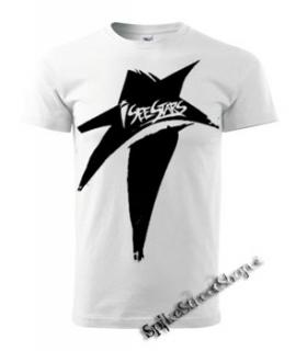 I SEE STARS - Black Star - biele pánske tričko