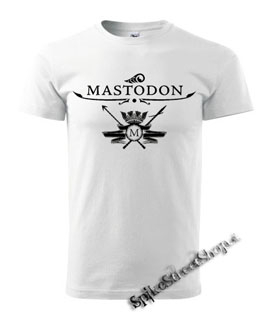 MASTODON - Logo - biele pánske tričko