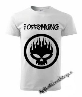 OFFSPRING - Logo & Skull - biele pánske tričko