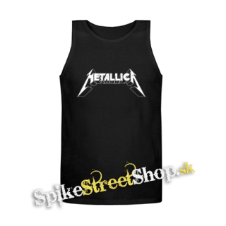 METALLICA - Master Of Puppets Logo 3 - Mens Vest Tank Top - čierne tielko