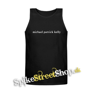 MICHAEL PATRICK KELLY - Logo - Mens Vest Tank Top - čierne tielko