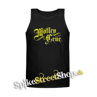 MOTLEY CRUE - Logo - Mens Vest Tank Top - čierne tielko