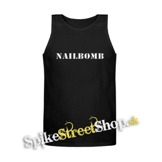 NAILBOMB - Logo - Mens Vest Tank Top - čierne tielko