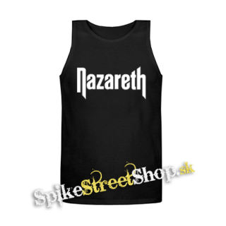 NAZARETH - Logo - Mens Vest Tank Top - čierne tielko
