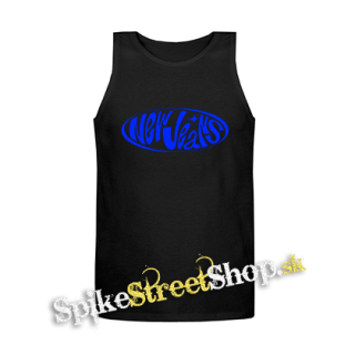 NEWJEANS - Blue Logo - Mens Vest Tank Top - čierne tielko