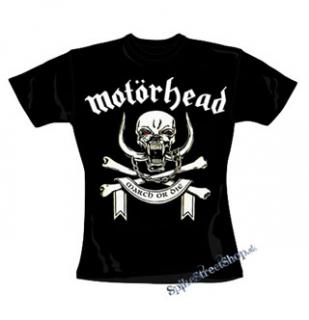 MOTORHEAD - March Or Die - čierne dámske tričko