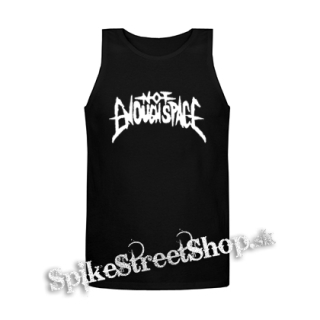 NOT ENOUGH SPACE - Logo - Mens Vest Tank Top - čierne tielko