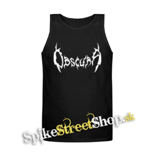OBSCURA - Logo - Mens Vest Tank Top - čierne tielko