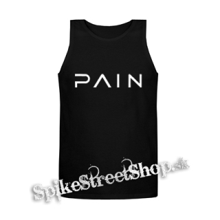 PAIN - Logo - Mens Vest Tank Top - čierne tielko