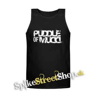 PUDDLE OF MUDD - Logo - Mens Vest Tank Top - čierne tielko