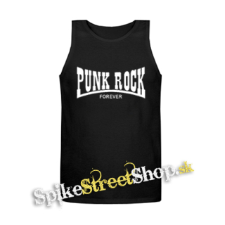 PUNKROCK FOREVER - Mens Vest Tank Top - čierne tielko