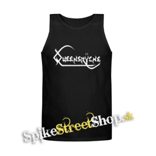 QUEENSRYCHE - Logo Old School - Mens Vest Tank Top - čierne tielko