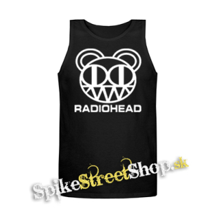 RADIOHEAD - Logo - Mens Vest Tank Top - čierne tielko