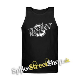 RECKLESS LOVE - Logo - Mens Vest Tank Top - čierne tielko