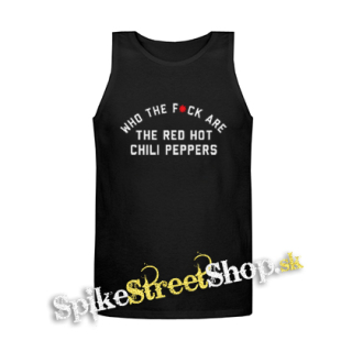RED HOT CHILI PEPPERS - Who The Fuck Are - Mens Vest Tank Top - čierne tielko