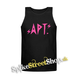 ROSÉ & BRUNO MARS - APT. Pink Symbol - Mens Vest Tank Top - čierne tielko