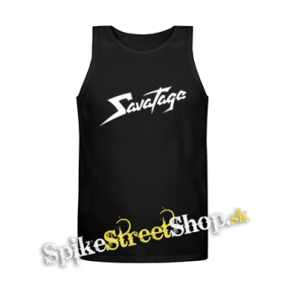 SAVATAGE - Logo - Mens Vest Tank Top - čierne tielko