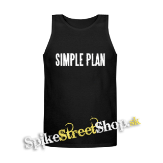 SIMPLE PLAN - Mens Vest Tank Top - čierne tielko