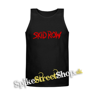 SKID ROW - Logo - Mens Vest Tank Top - čierne tielko