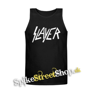 SLAYER - Logo - Mens Vest Tank Top - čierne tielko