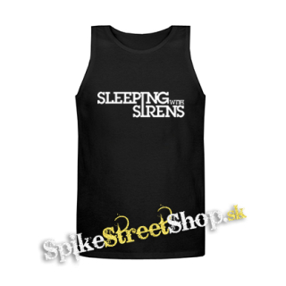 SLEEPING WITH SIRENS - Logo - Mens Vest Tank Top - čierne tielko
