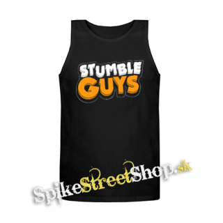 STUMBLE GUYS - Logo - Mens Vest Tank Top - čierne tielko