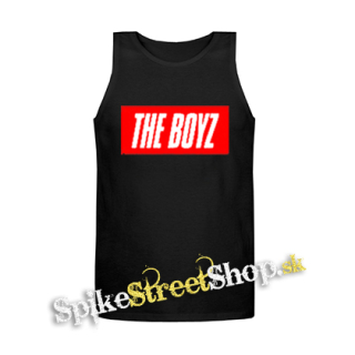 THE BOYZ - Red Logo Debut Album - Mens Vest Tank Top - čierne tielko