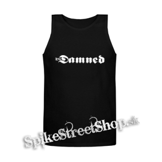 THE DAMNED - Logo - Mens Vest Tank Top - čierne tielko