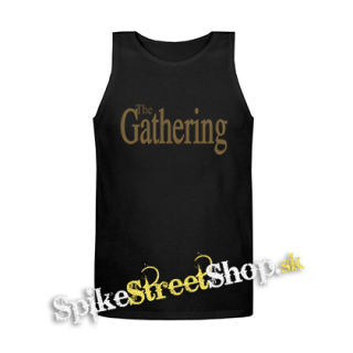THE GATHERING - Logo Gold - Mens Vest Tank Top - čierne tielko