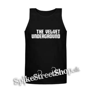 THE VELVET UNDERGROUND - Logo - Mens Vest Tank Top - čierne tielko