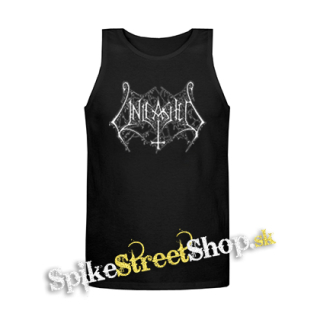 UNLEASHED - Logo - Mens Vest Tank Top - čierne tielko