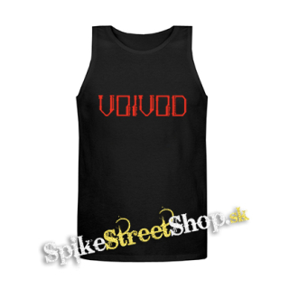 VOIVOD - Red Logo - Mens Vest Tank Top - čierne tielko