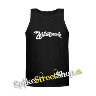 WHITESNAKE - Logo - Mens Vest Tank Top - čierne tielko
