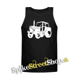 ZETOR - Traktor - Mens Vest Tank Top - čierne tielko