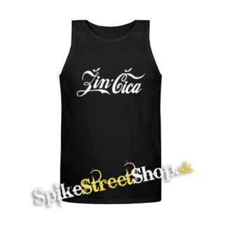 ŽINČICA - Mens Vest Tank Top - čierne tielko