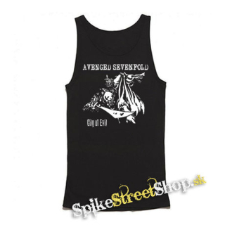 AVENGED SEVENFOLD - City Of Evil - Mens Vest Tank Top - čierne tielko